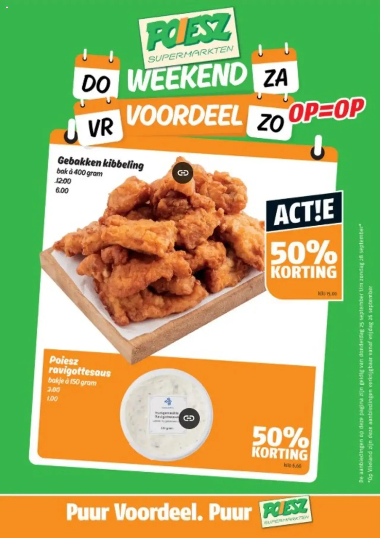 Poiesz shop Weekendacties folder geldig vanaf 25-09-2025 - Paginanummer 1