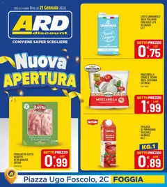 Anteprima dell'opuscolo Volantino Foggia dal negozio ARD Discount valido da 07/01/2026