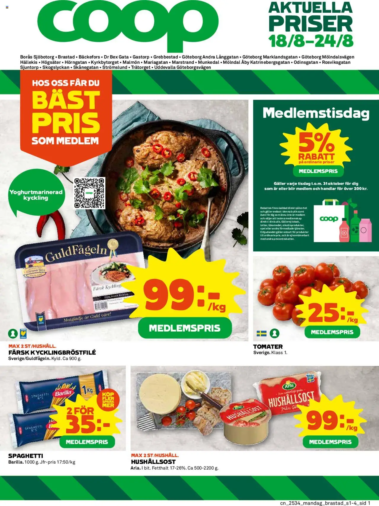 Uddevalla är giltig 18/08 2025 > Veckans Erbjudanden gäller från 18/08/2025 till 24/08/2025 sidnummer 1