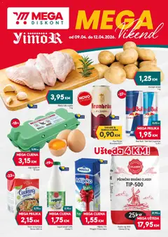 Pregled letka Katalog trgovine Mega Diskont vrijedi od 09.04.2026