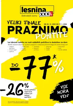 Predogled kataloga iz trgovine XXXL Lesnina veljaven od 29.12.2025