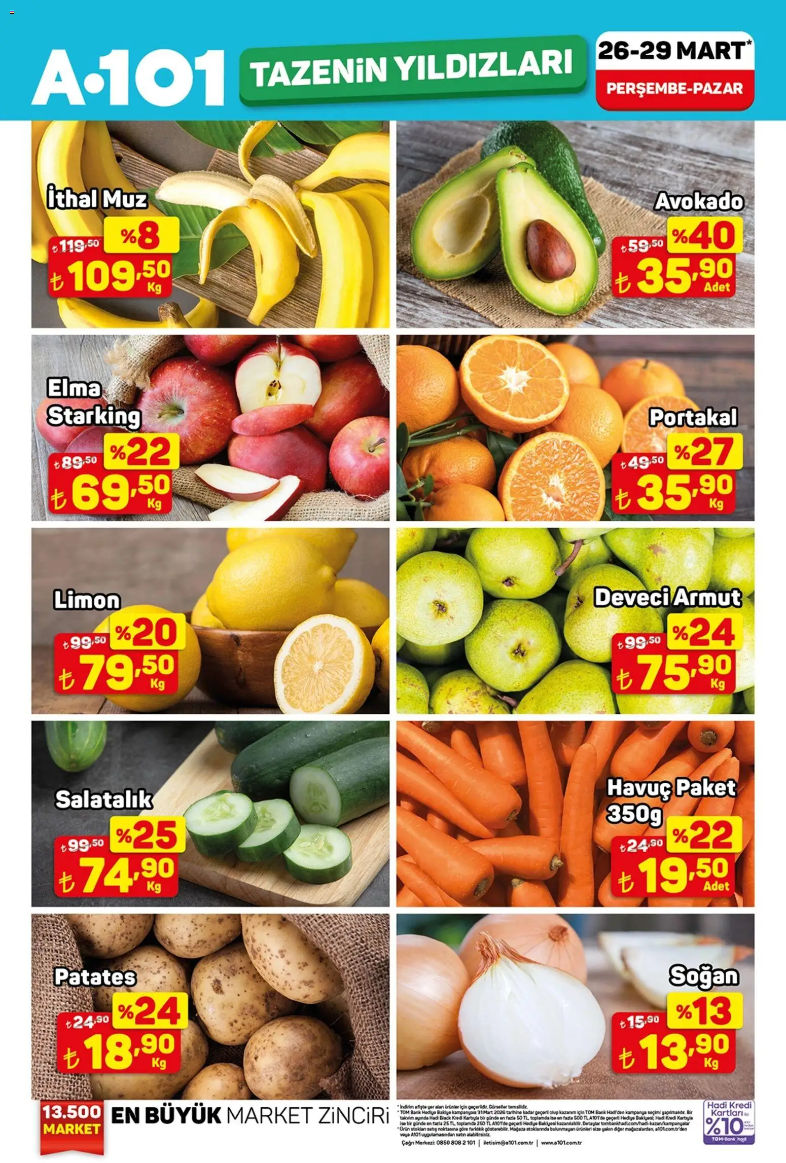 A101 A101 - Tazenin Yıldızları 26.03.2026 - Broşürünün önizlemesi