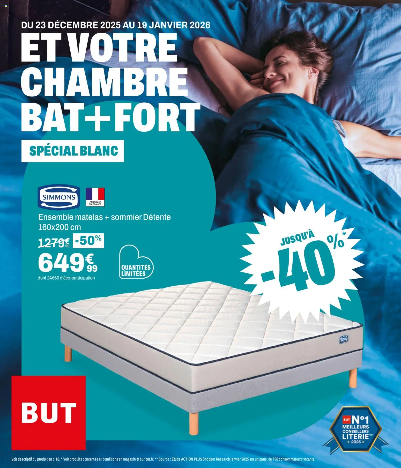 Prévisualisation de Catalogue du magasin But formulaire valide 23/12/2025 - Matelas, Sommier, Literie