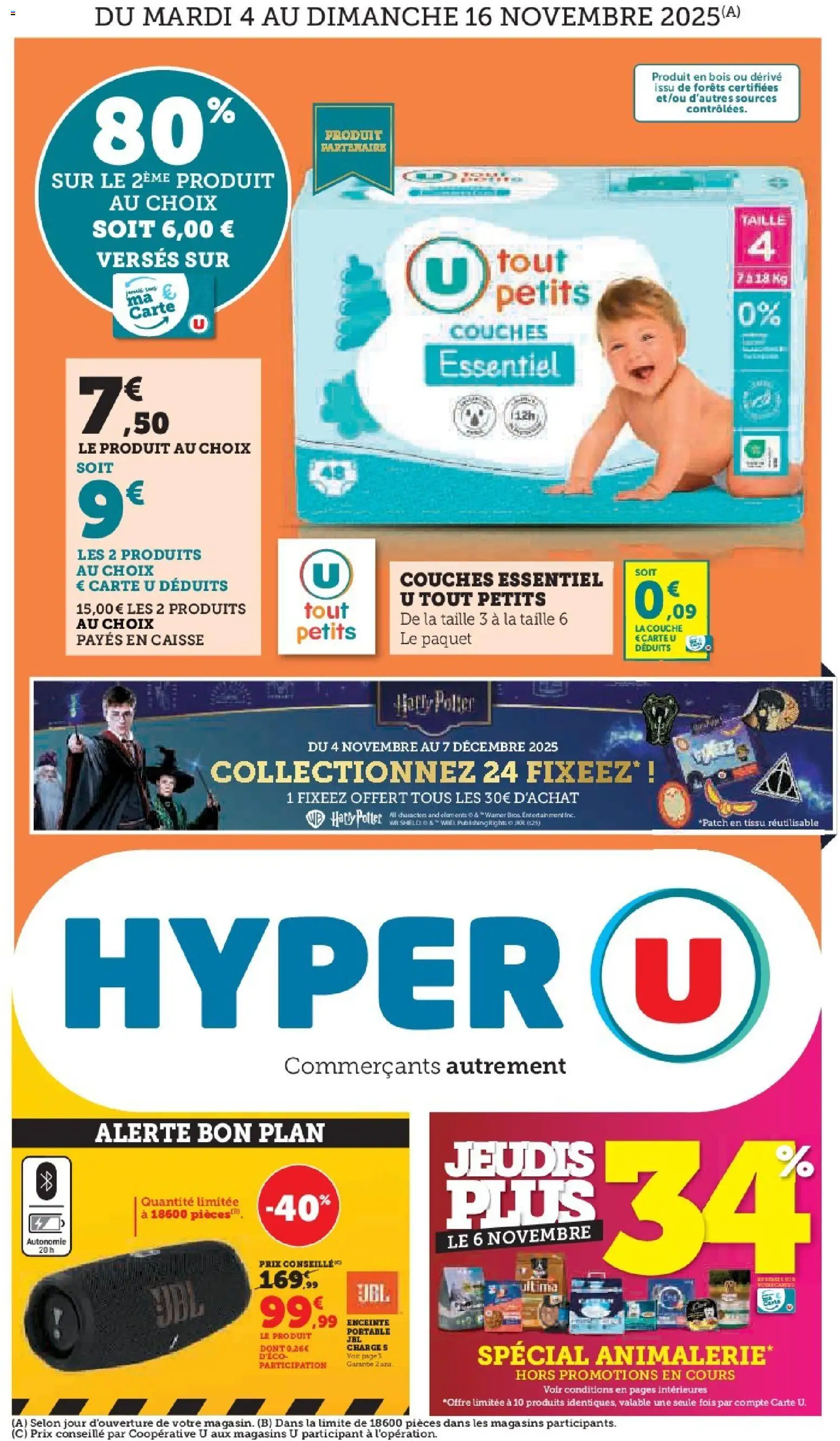 Prévisualisation de Catalogue du magasin Hyper U formulaire valide 04/11/2025