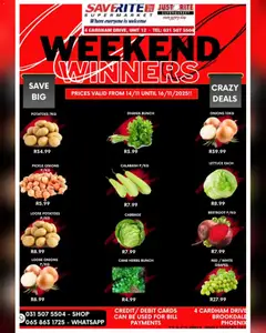 Preview of Saverite flyer valid from 14/11/2025