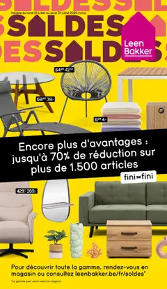 Prévisualisation de Publicité du magasin Leen Bakker formulaire valide 21/07/2025