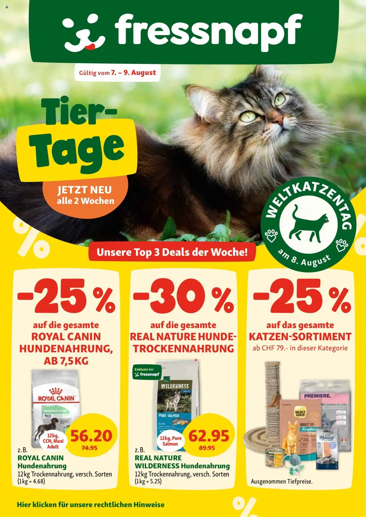 Fressnapf Aktionen ab 07.08.2025 - Seitennummer 1 - Top