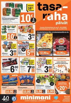 Kaupan Minimani Minimani tarjoukset - Vaasa esikatselu, voimassa 11/03/2026