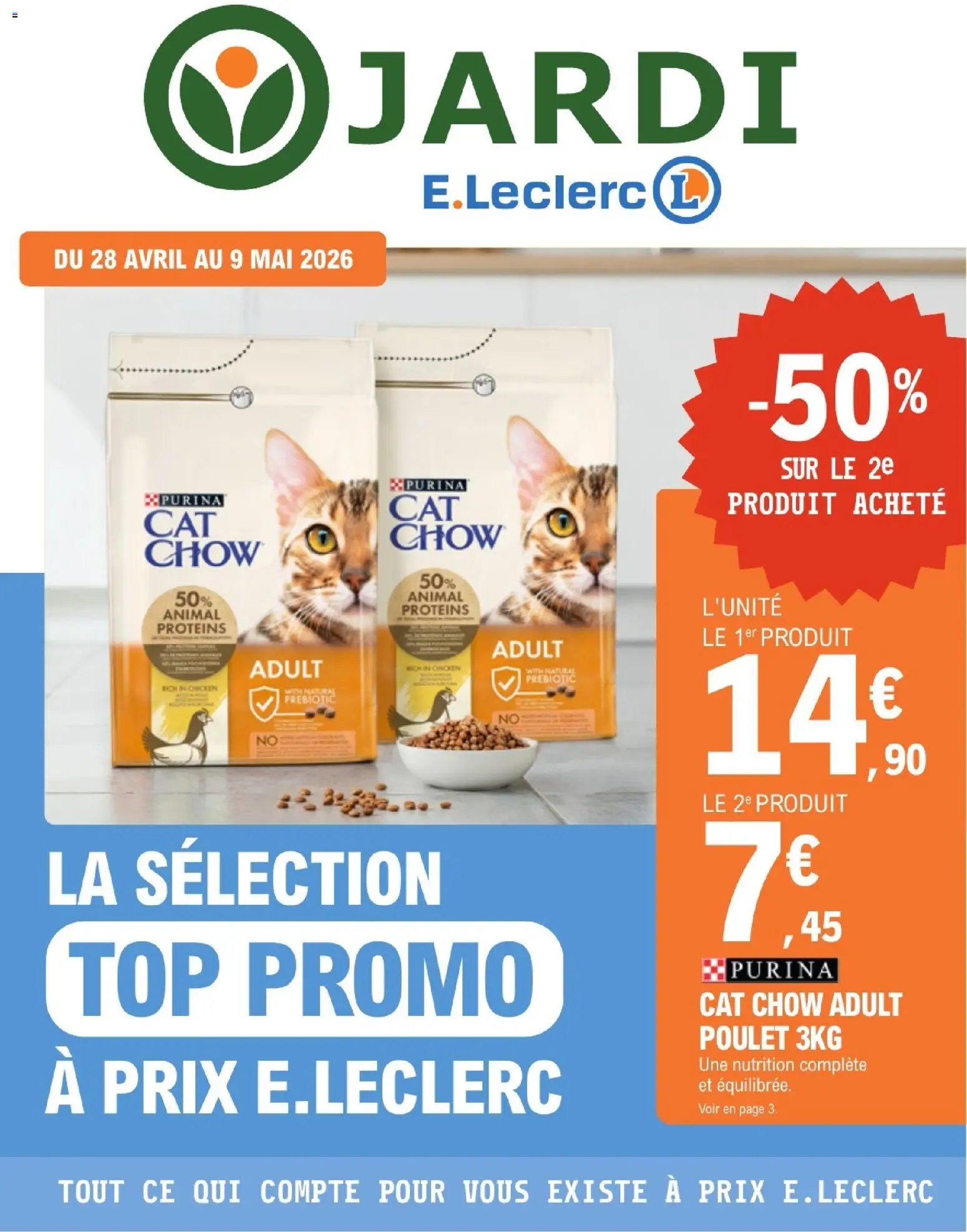 Prévisualisation de Brico E.Leclerc - Jardi Trafic animalerie 4 du magasin Brico E.Leclerc formulaire valide 28/04/2026