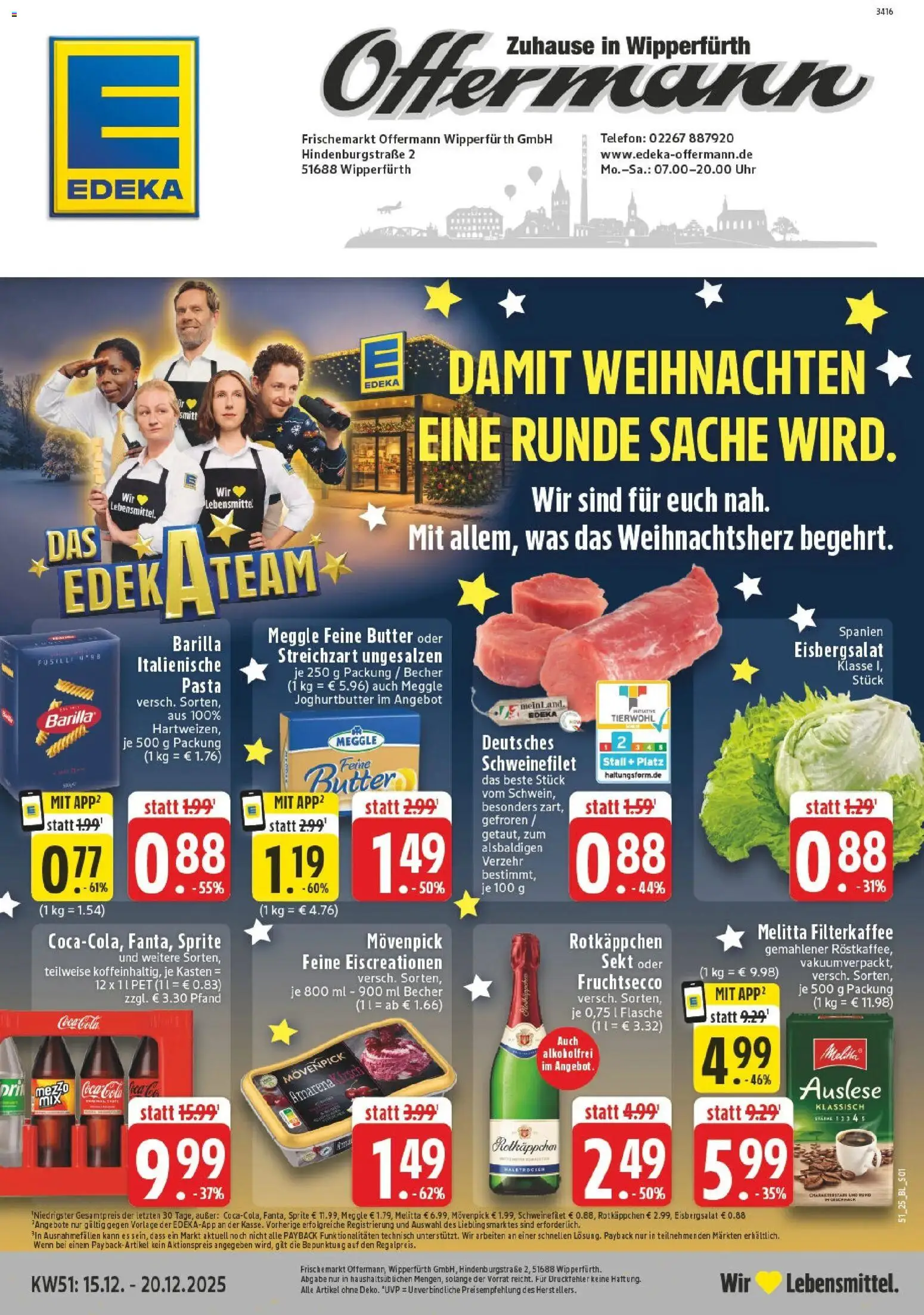Vorschau von dem Prospekt des Geschäftes Edeka, gültig ab dem 15.12.2025