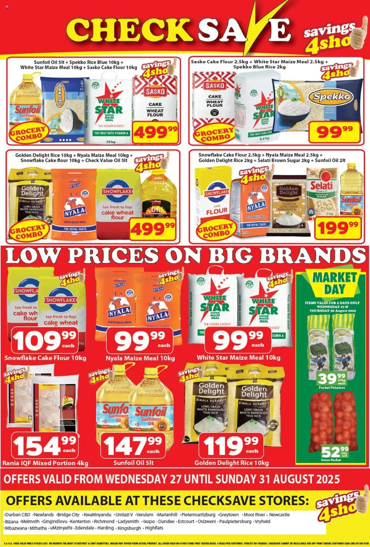 Check Save Specials from 27/08 - 31/08/2025 > Promotions