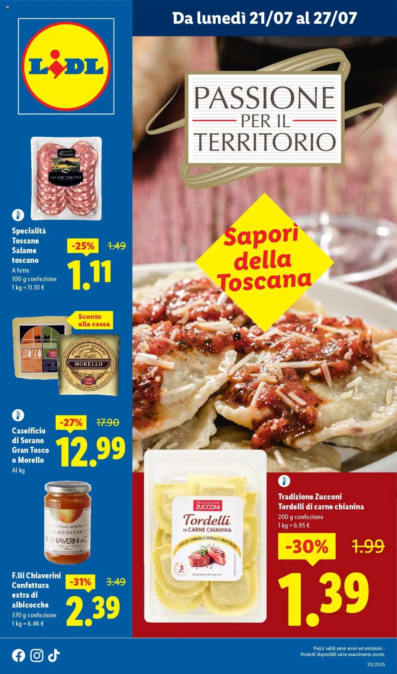 Volantino Lidl valido da 21/07/2025 numero di pagina 1