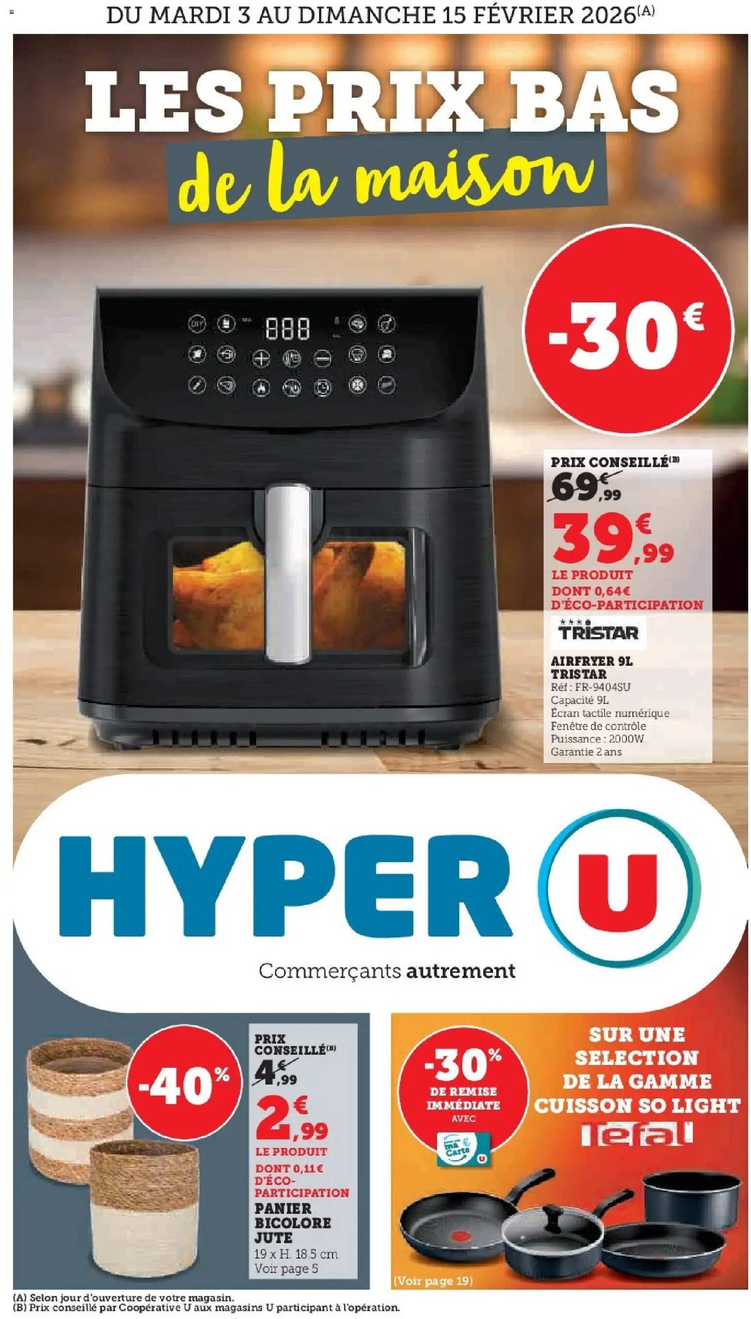 Prévisualisation de La maison à prix bas du magasin Hyper U formulaire valide 03/02/2026