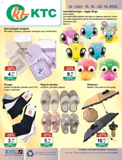 Pregled letka Katalog igračke i tekstil trgovine KTC vrijedi od 15.10.2025