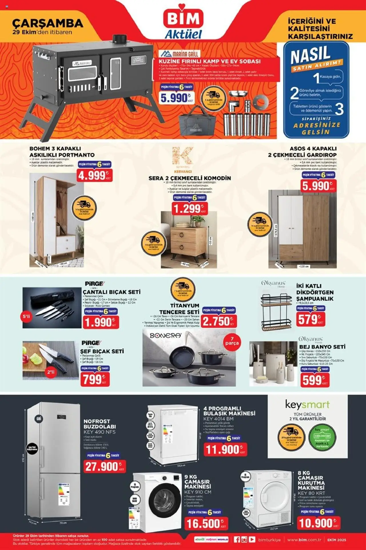 BİM Katalog bu hafta (29 Ekim 2025) - Aktüel Broşür - Sayfa numarası 1