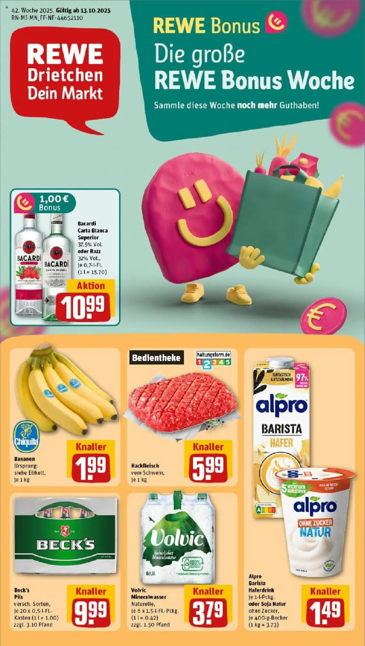 REWE Prospekt ab 13.10.2025 nächste Woche - Prospekt Bad Sooden-Allendorf	