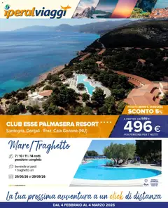 Anteprima dell'opuscolo Volantino Viaggi dal negozio Iperal valido da 04/02/2026