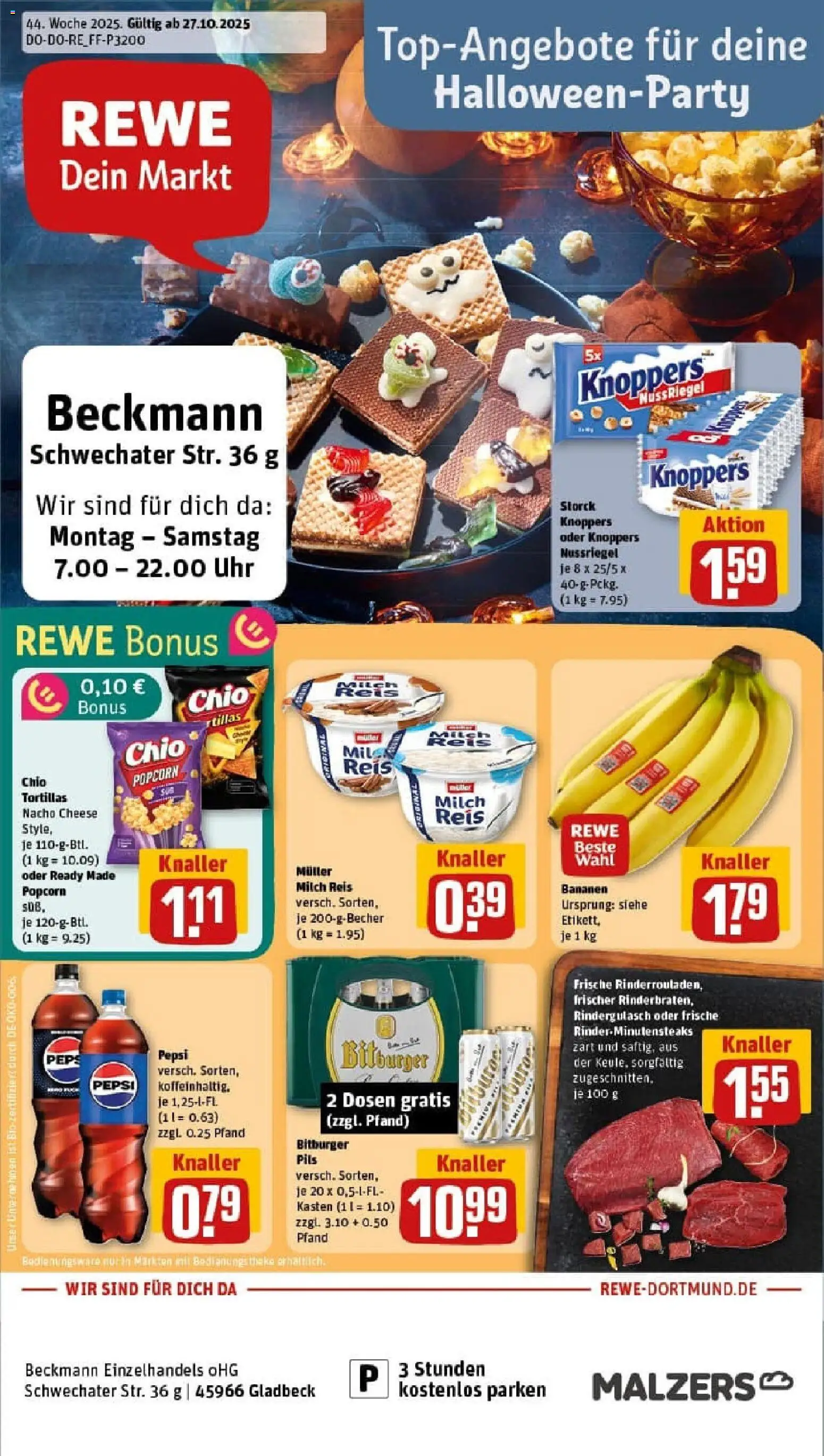 Vorschau von dem Prospekt des Geschäftes Rewe, gültig ab dem 26.10.2025