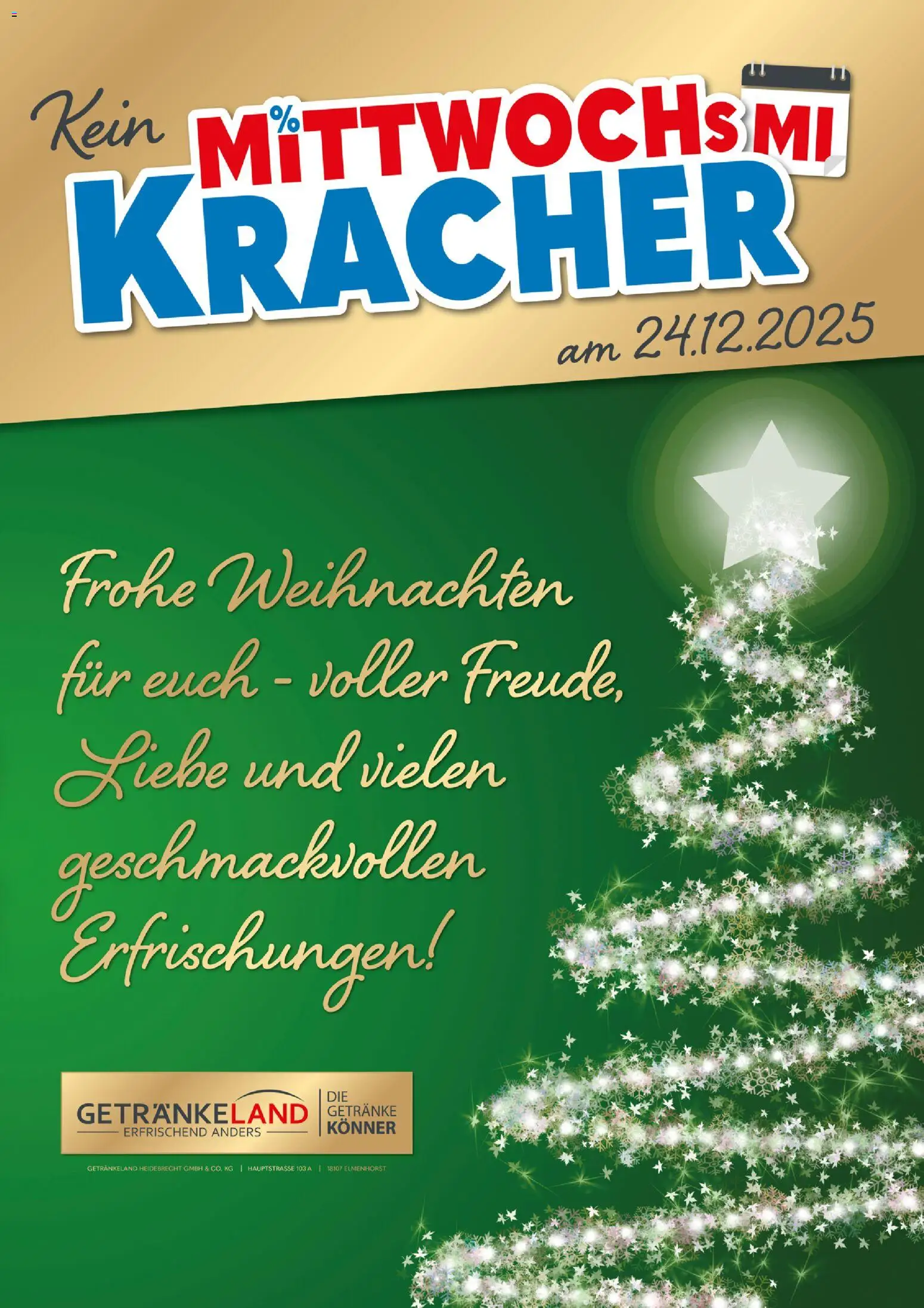 Vorschau von dem Prospekt des Geschäftes Getränkeland, gültig ab dem 24.12.2025