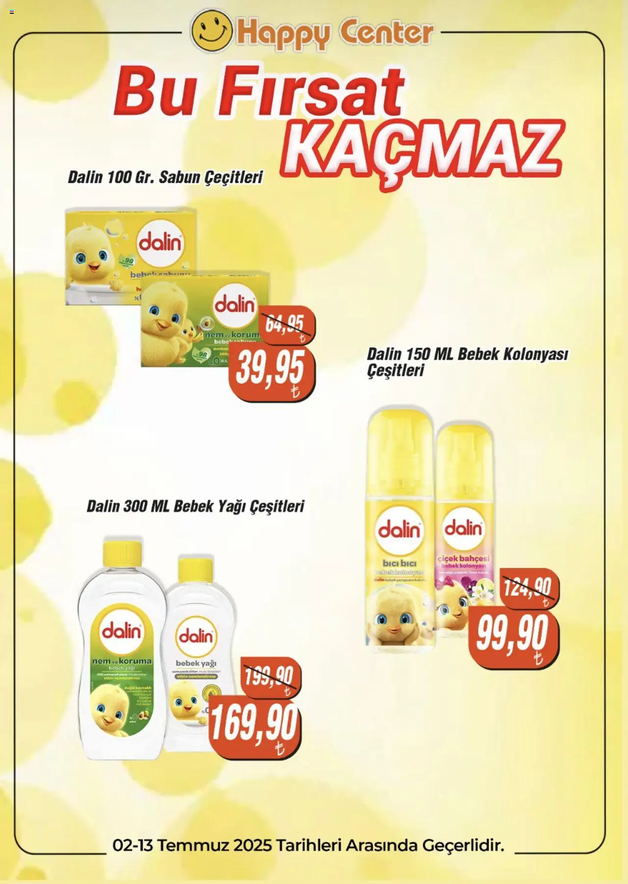 Happy Center Katalog 02 Temmuz 2025 - Broşür, Indirim - Sayfa numarası 1