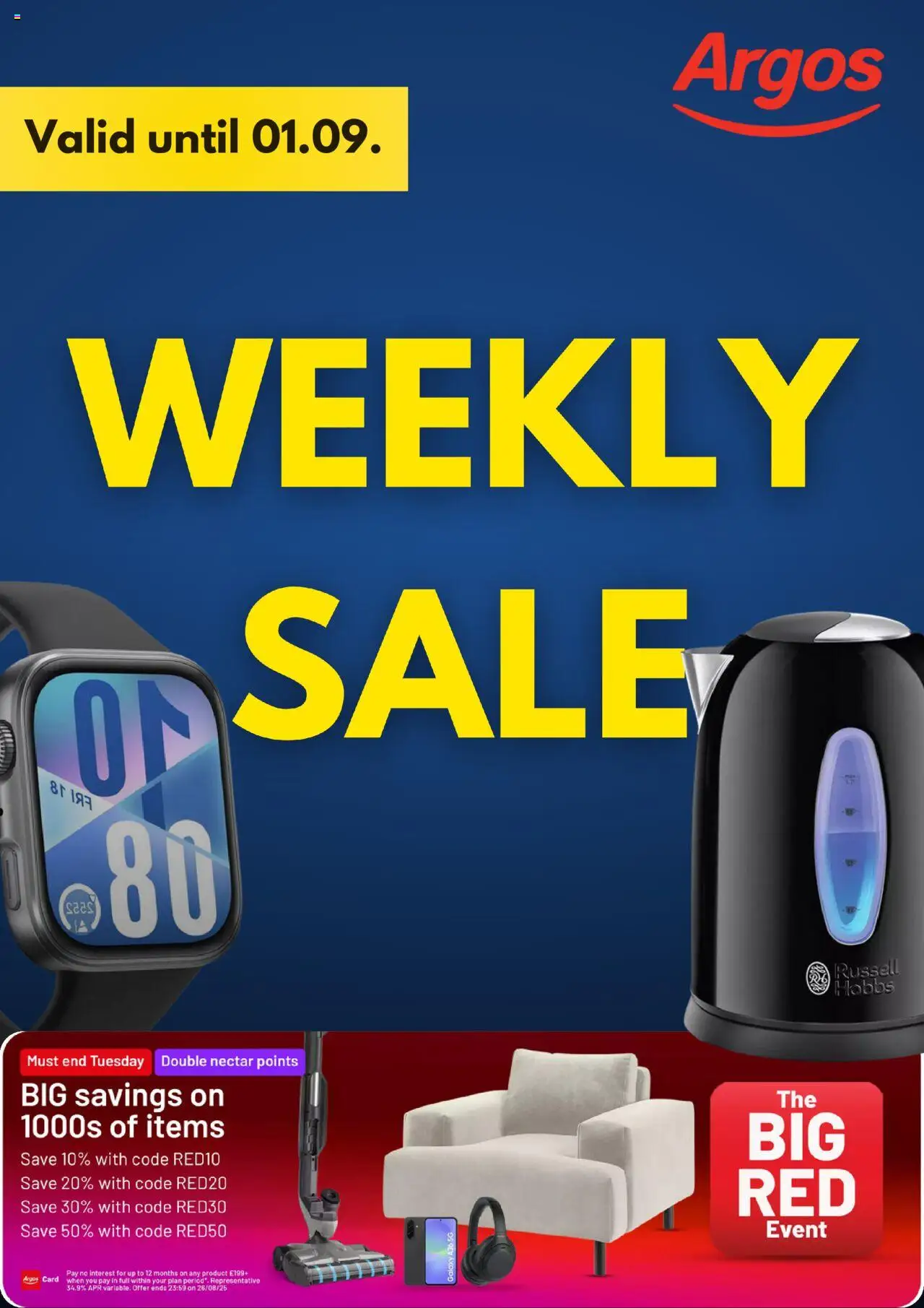 Argos shop Weekly offers valid from 26/08/2025 - Page number 1