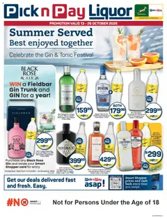 Preview of Pick n Pay flyer valid from 13/10/2025