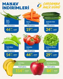 Gürmar Manav İndirimleri 29.10.2025 - Broşürünün önizlemesi