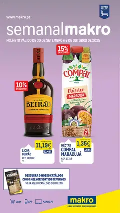 Pré-visualização do folheto da loja Makro válida a partir de 30/09/2025