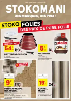 Prévisualisation de Catalogue du magasin Stokomani formulaire valide 24/09/2025