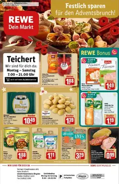 Vorschau von dem Prospekt des Geschäftes Rewe, gültig ab dem 23.11.2025
