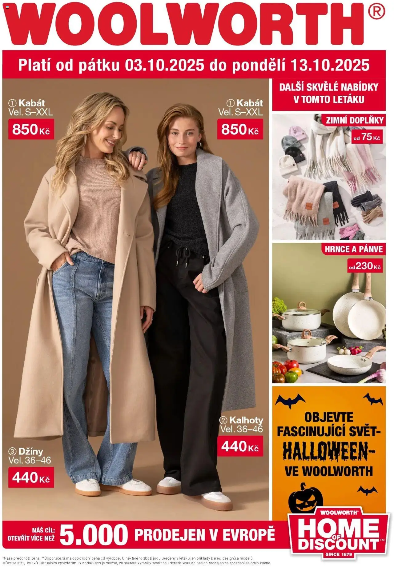  Woolworth Leták - Třebíč, Třinec, Žatec, Otvice, Jihlava, Znojmo, Příbram (03.10.2025 - 13.10.2025)