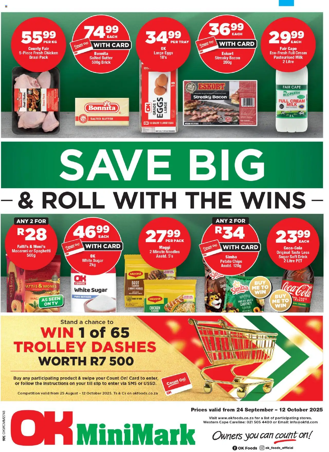 OK Foods Western Cape - OK MiniMark from 24/09 - 12/10/2025 > Promotions