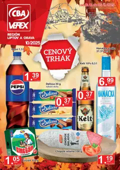 Náhľad CBA Verex letáku platného od 16.10.2025