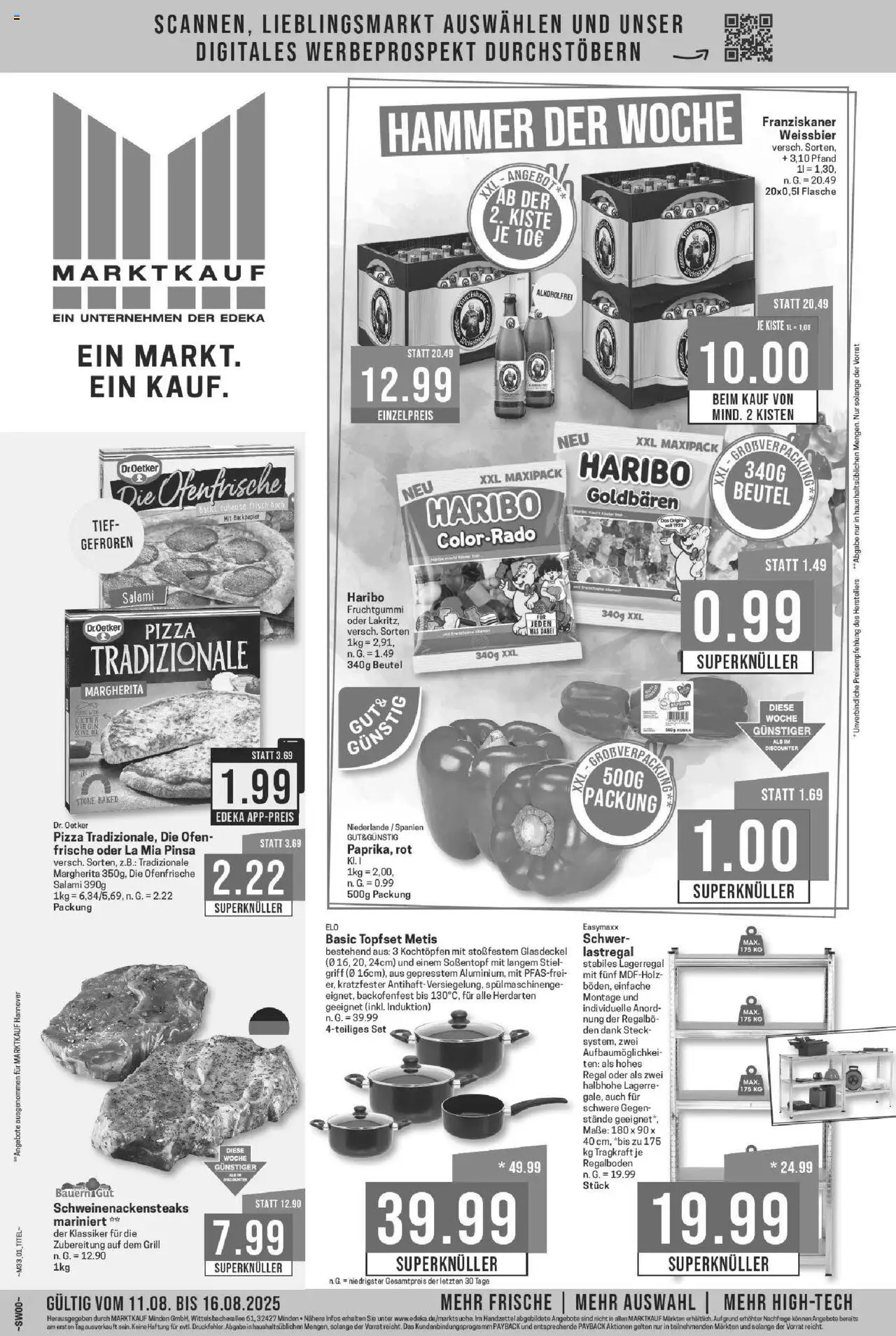 MARKTKAUF Prospekt ab Montag 11.08.2025 > Prospekt