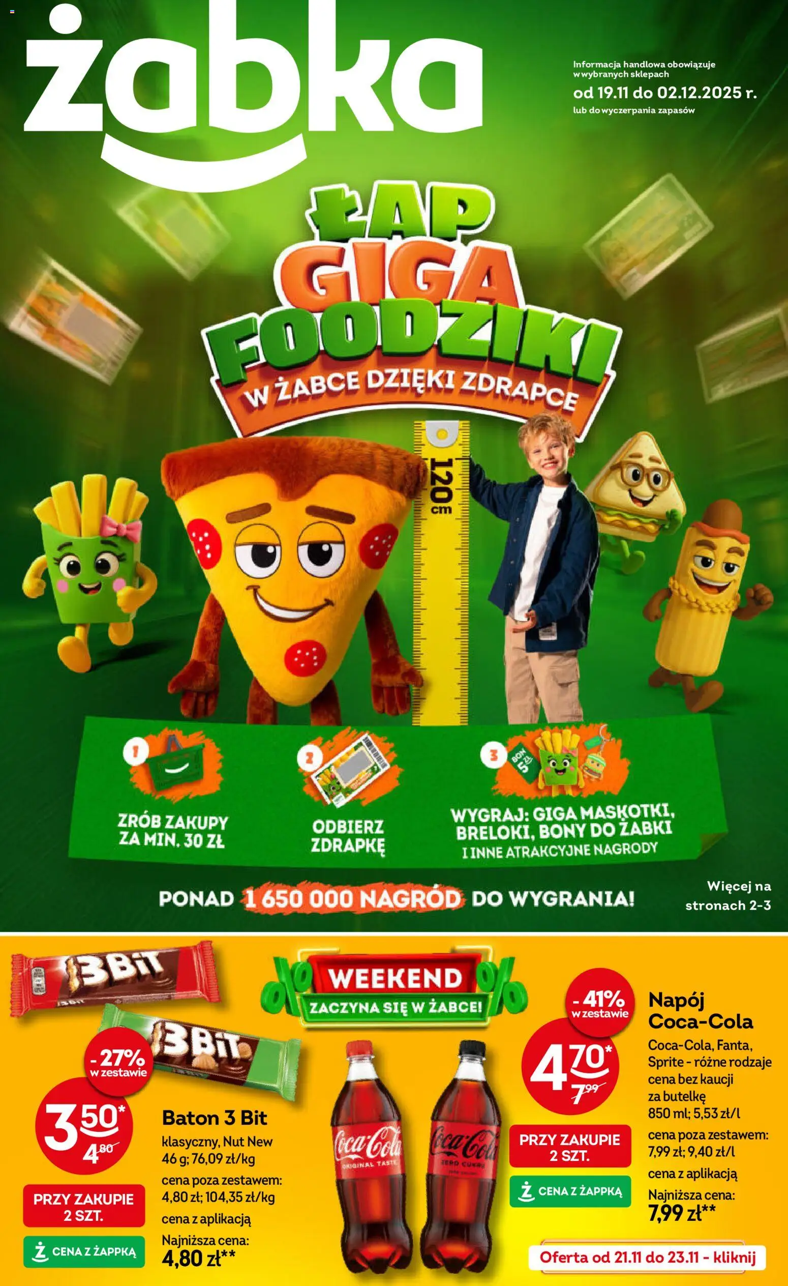 Pogląd gazetki "Black Friday" ze sklepu Żabka ważnej od 19.11.2025