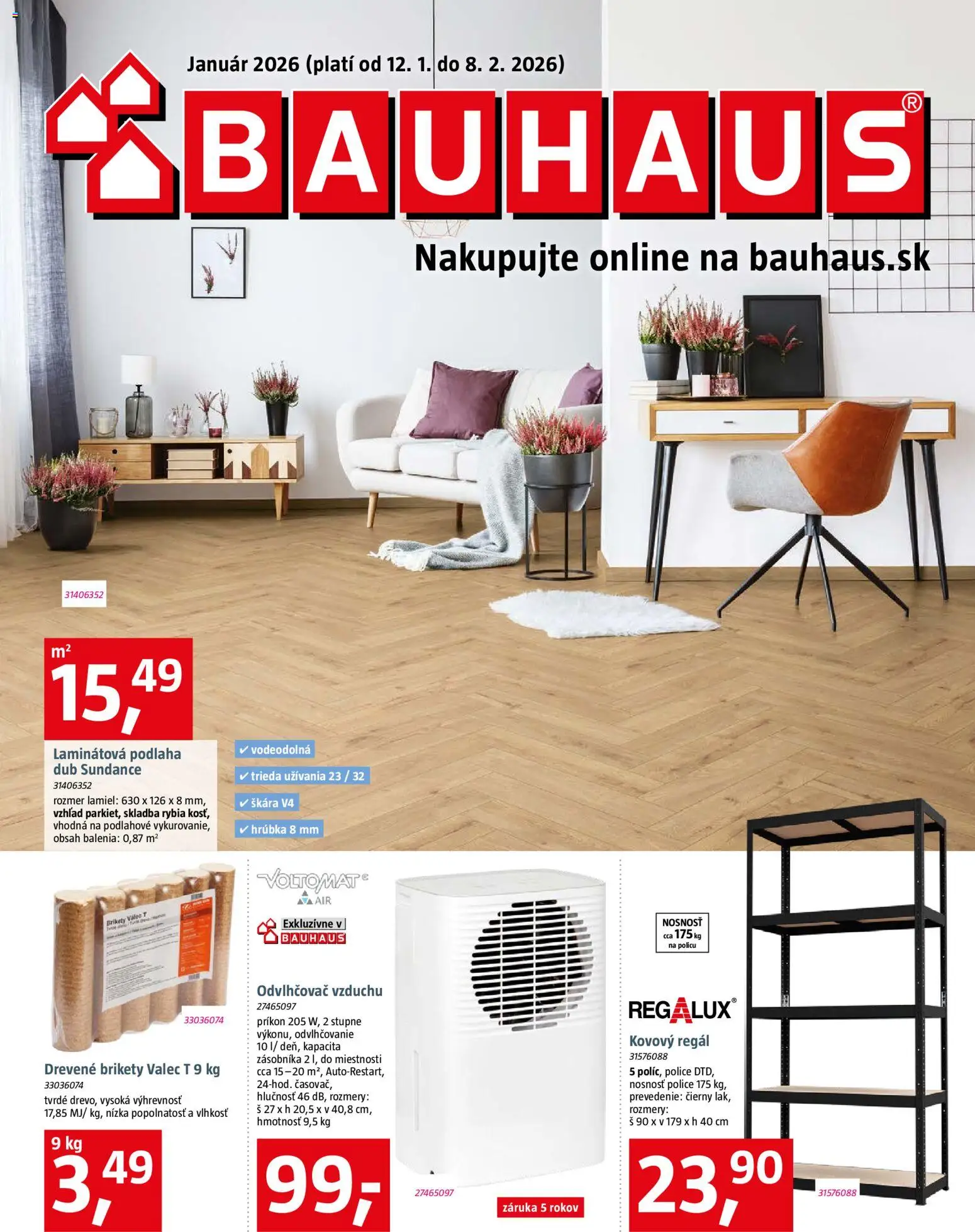 Náhľad Bauhaus letáku platného od 12.01.2026