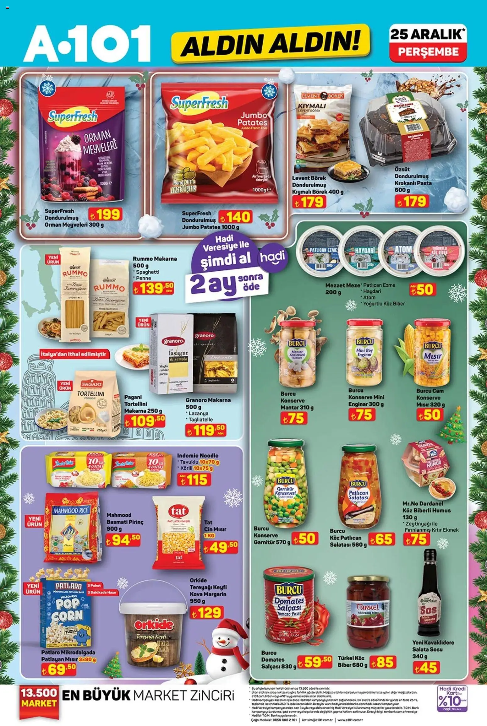 A101 Katalog Aldın Aldın 25.12.2025 - Broşürünün önizlemesi