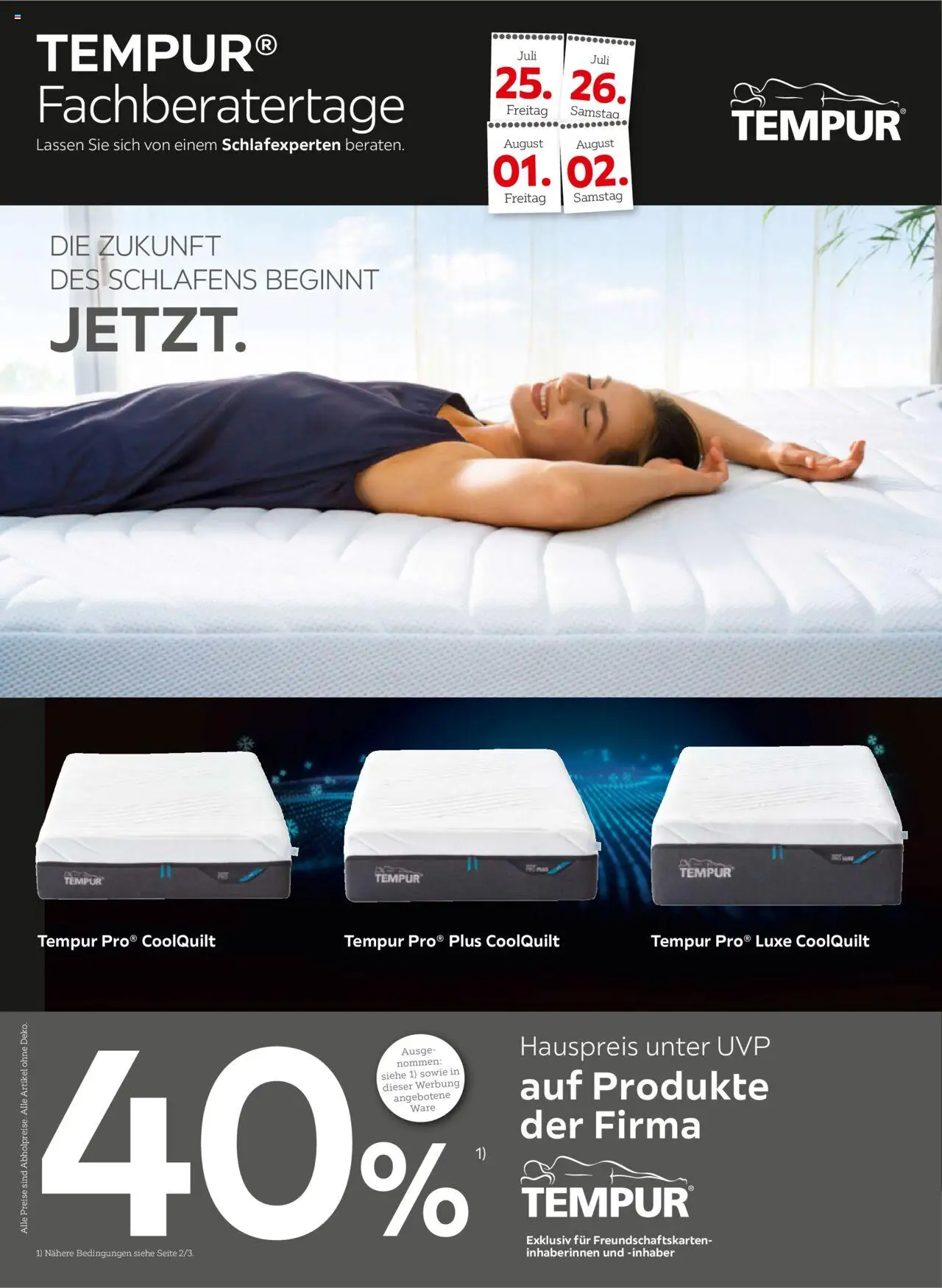 XXXL Lutz Tempur (vom 21.07.2025 - 03.08.2025)