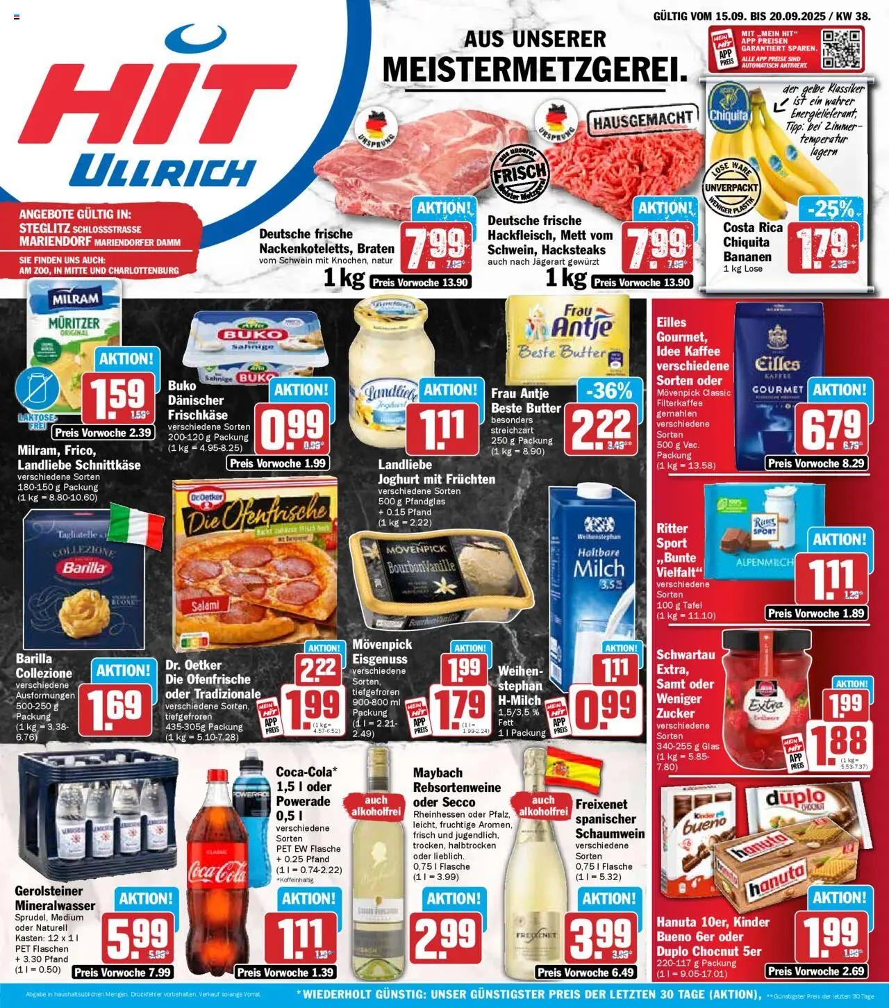 HIT Prospekt ab 15.09.2025 nächste Woche > Berlin