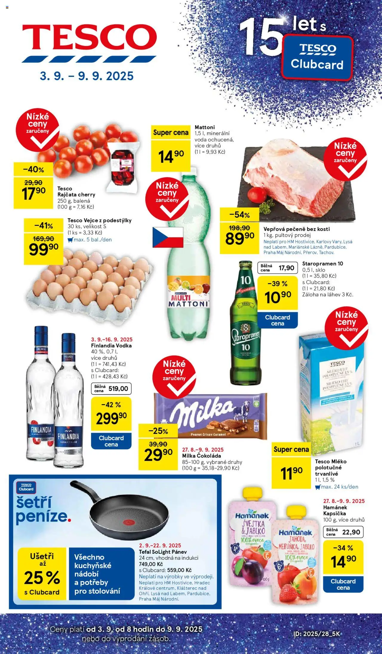  TESCO leták od 03.09.2025 - Akční "Hypermarket" leták