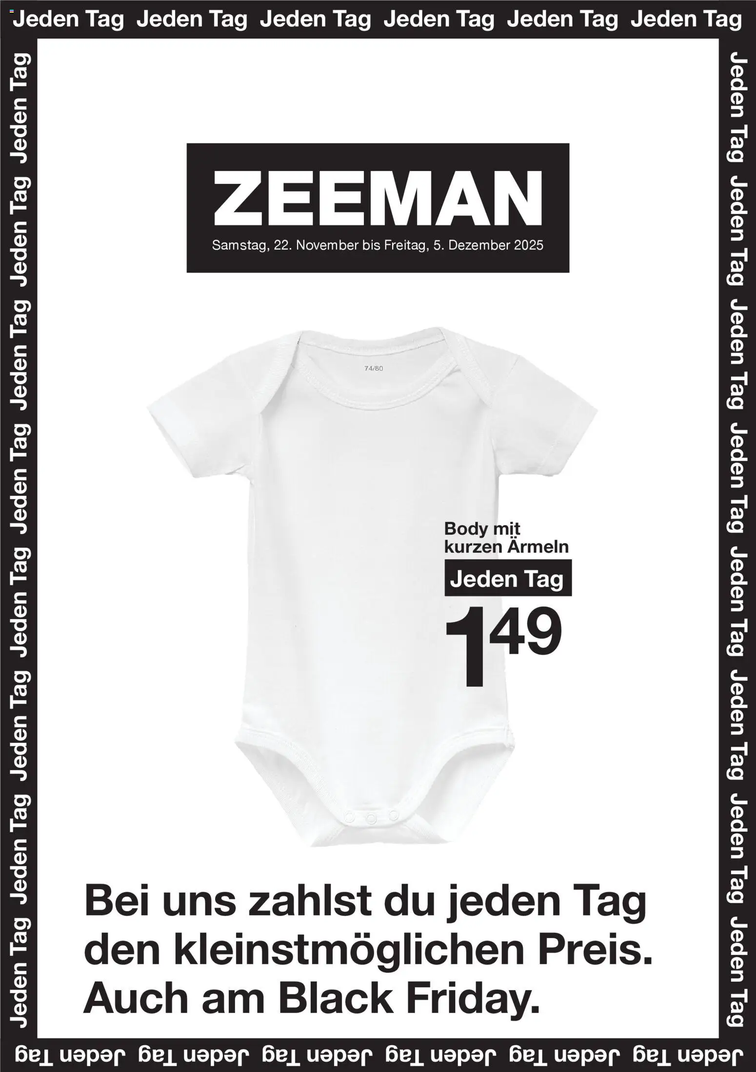 Vorschau von dem Prospekt des Geschäftes Zeeman, gültig ab dem 22.11.2025