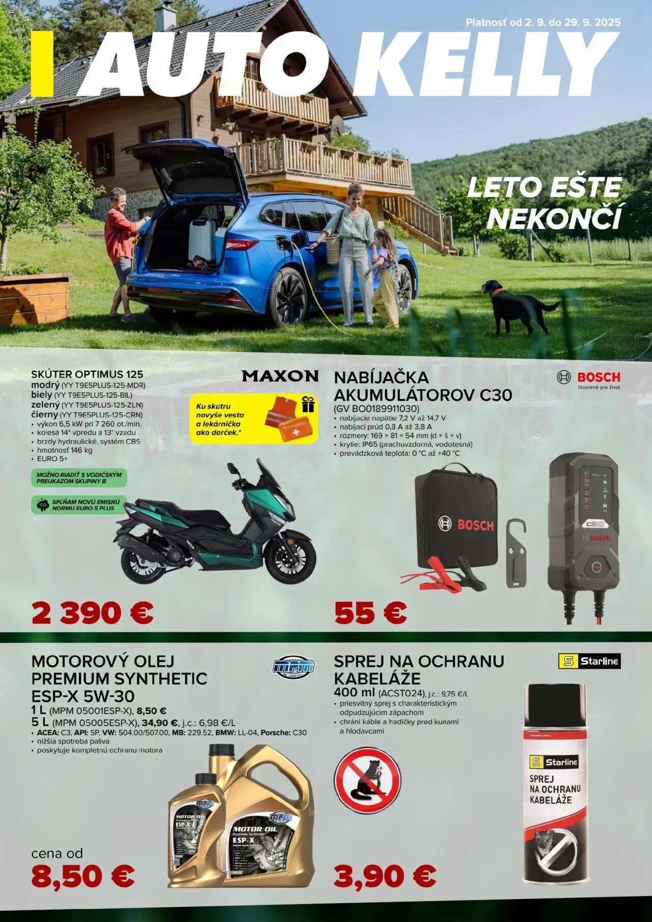 Auto Kelly Leták (02.09. - 29.09.2025) - Akčná ponuka