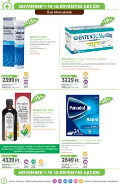Alma Gyógyszertárak - Akciós újság Alma Gyógyszertárak megtekintése, amely érvényes 2025.11.01.-től | Oldal: 10