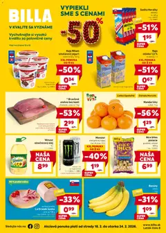 Náhľad Billa letáku platného od 18.02.2026
