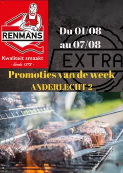Voorbeeld van Folder / Publicité van winkel Renmans geldig vanaf 01/08/2025