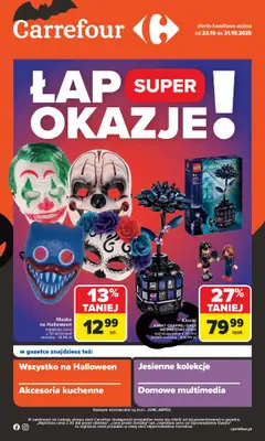 Pogląd gazetki "Łap okazje" ze sklepu Carrefour ważnej od 23.10.2025