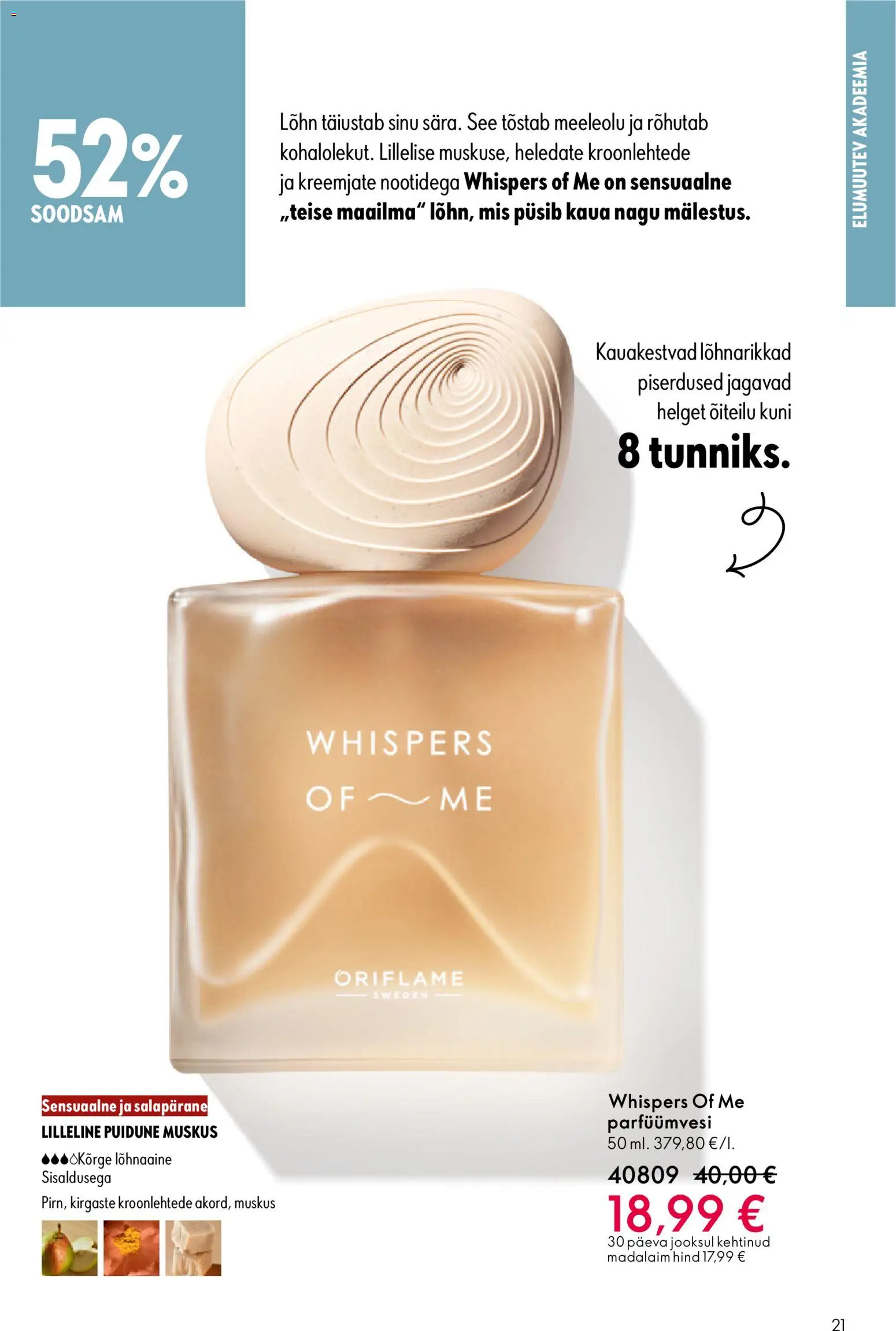 Oriflame kliendilehe eelvaade alates 2025.12.31