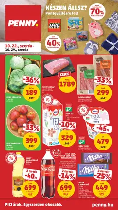 PENNY - Akciós újság PENNY megtekintése, amely érvényes 2025.10.22.-től