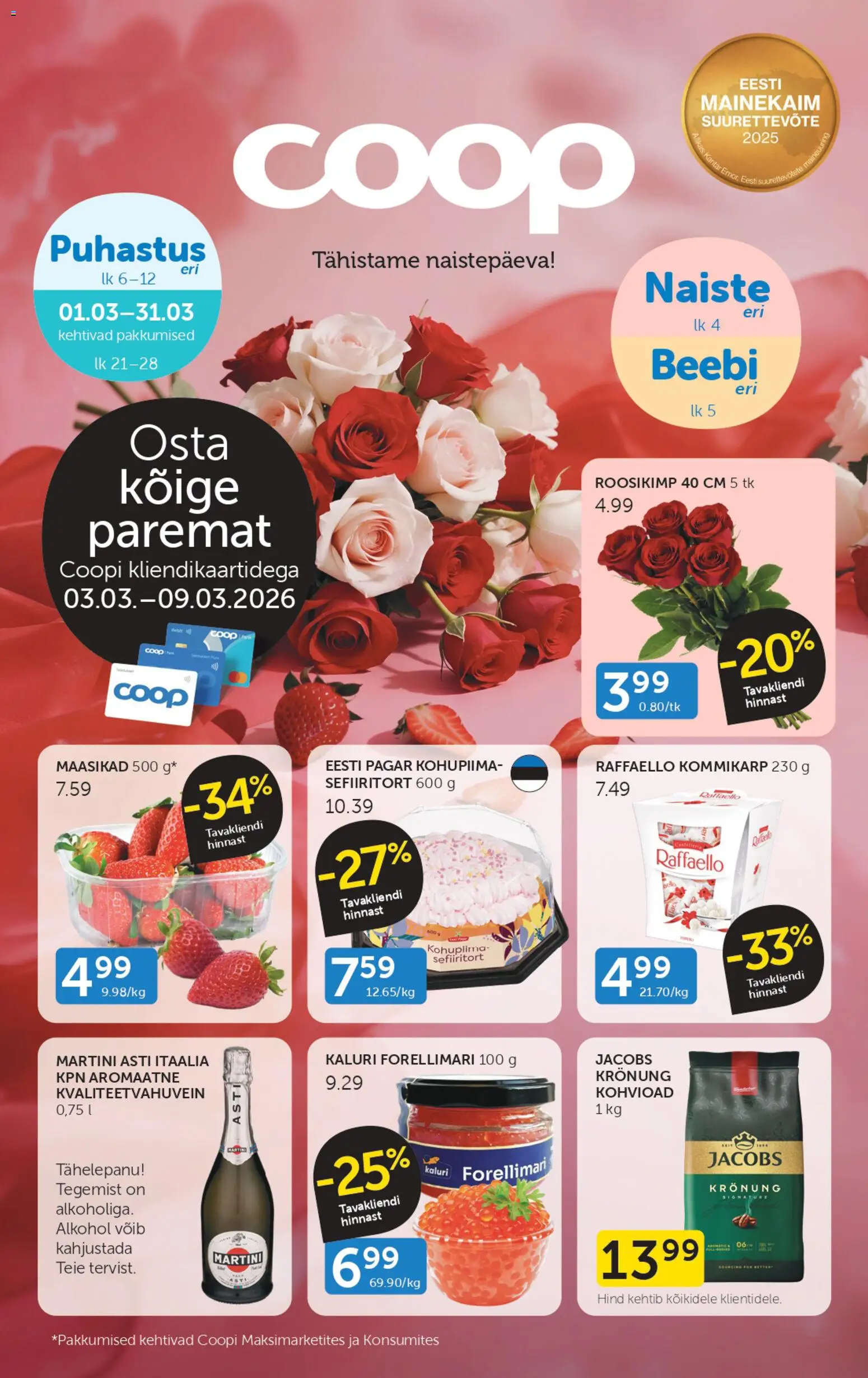 Coop kliendilehe eelvaade alates 03.03.2026