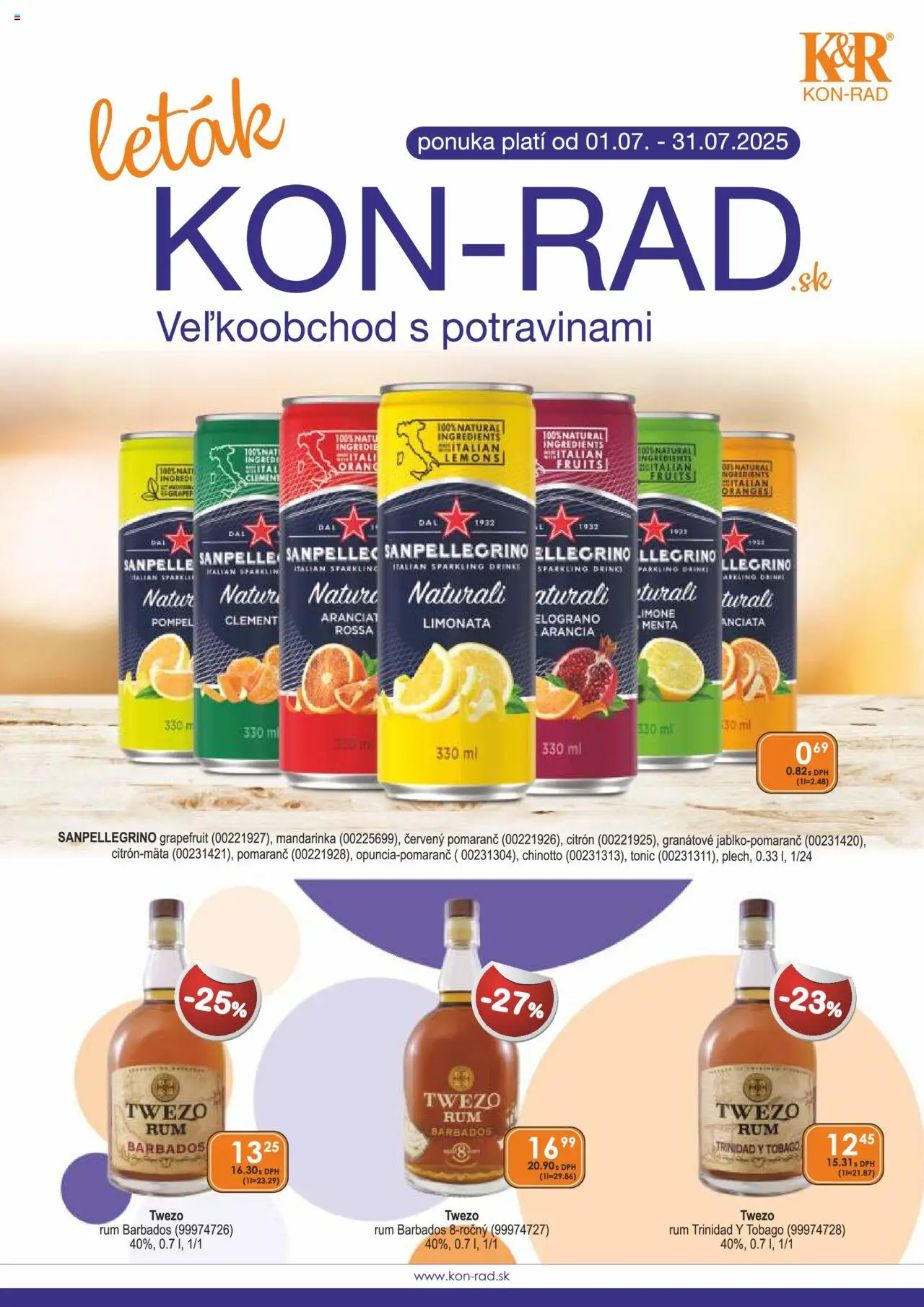 KON - RAD Leták (01.07. - 31.07.2025) - Akčná ponuka